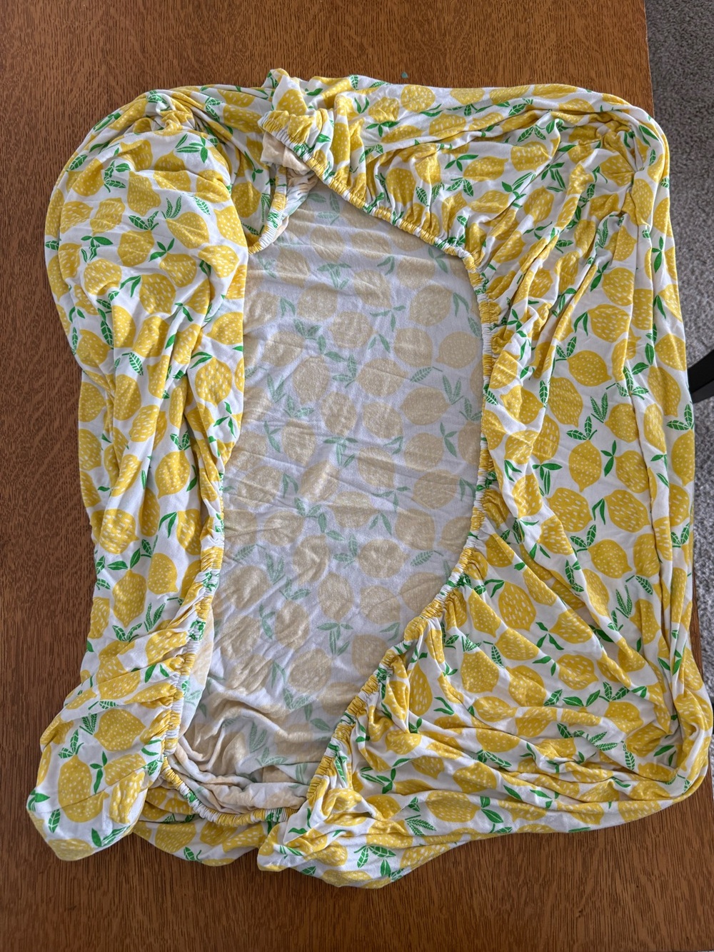 Little Sleepies Lemon Print Fitted Crib Sheet